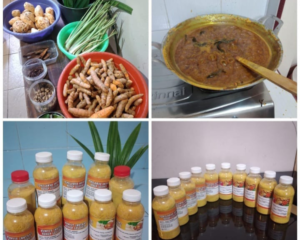 MINUMAN INSTAN KUNYIT, TEMULAWAK, JAHE DAN KENCUR